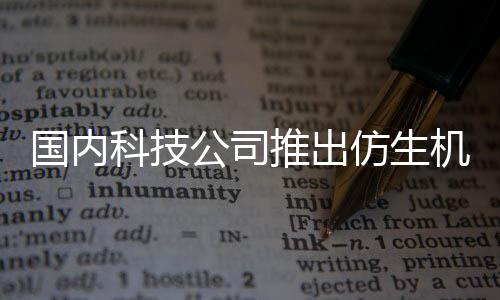 人 人类国内公司科技推出专为而设陪伴机器计仿生