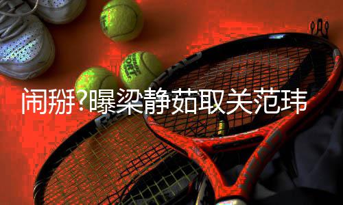 茹取关范空合动照 闹掰玮琪曝还清梁静两年零互